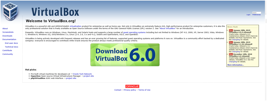 Part 1 - Download/Install VirtualBox